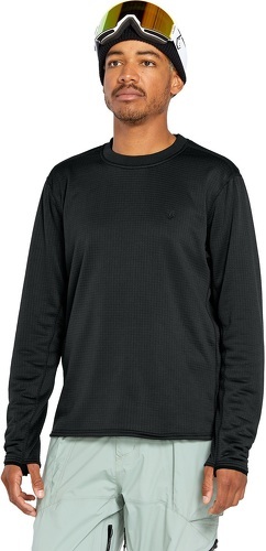 VOLCOM-Sous Vetements Thermique Volcom Gridlock Crew Black Homme-2