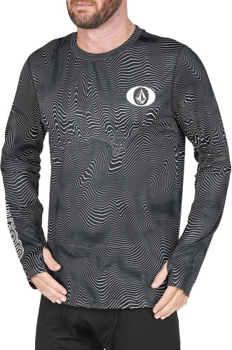 VOLCOM-Sous Vetements Thermique Volcom M V-science Crew Black Print Homme-0