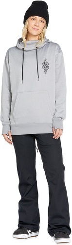 VOLCOM-Sweat A Capuche Volcom Riding Hydro P/o Heather Grey Femme-2