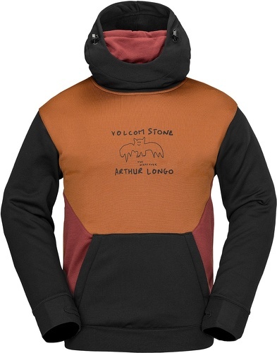 VOLCOM-Sweat Volcom Hydro Riding Hoodie Caramel Homme-0