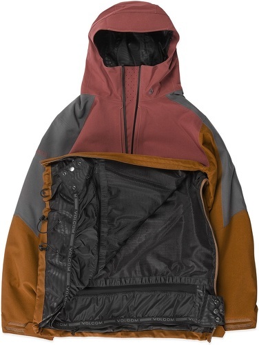 VOLCOM-Veste De Ski/snow Volcom Brighton Pullover Caramel Homme-3