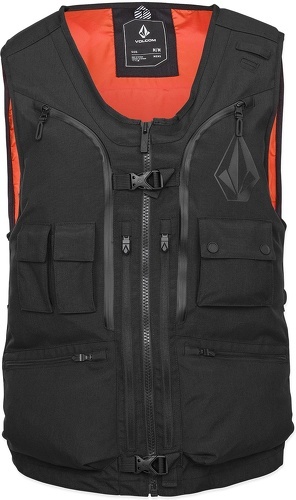 VOLCOM-Veste De Ski/snow Volcom Iguchi Slack Vest Black Homme-0