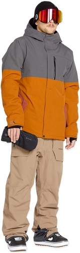 VOLCOM-Veste De Ski/snow Volcom L Gore-tex Caramel Homme-3