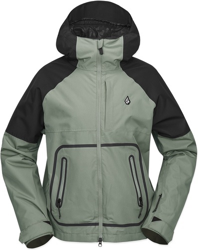 VOLCOM-Veste De Ski/snow Volcom Revna 20k Shell Lichen Green Femme-0