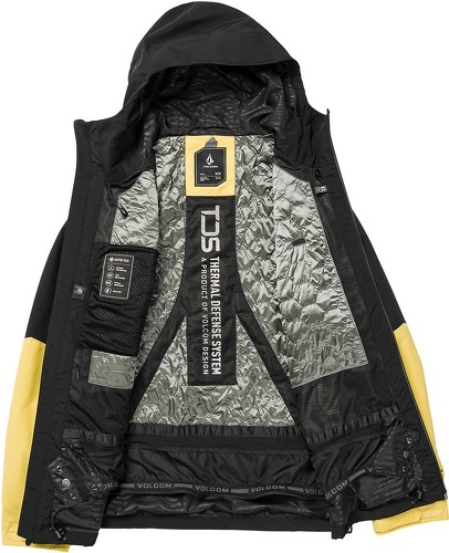 VOLCOM-Veste De Ski/snow Volcom Tds 2l Gore-tex Dark Yellow Homme-3