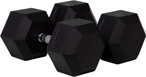 BOOMFIT-Haltères Hexagonaux 45Kg (Paire)-0