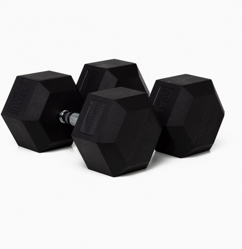 BOOMFIT-Haltères Hexagonaux 47,5Kg (Paire)-0