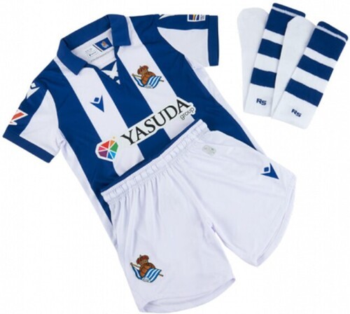 Real Sociedad-Macron Real Sociedad Primera Equipación 2024-2025 Niño-0