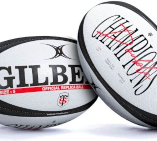 GILBERT-Ballon de Rugby Gilbert Stade Toulousain Double Champion 2024-0