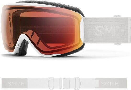 SMITH OPTICS-Masque De Ski / Snow Smith Moment Photochromique Cat 1 – 3 White Vapor Femme-1