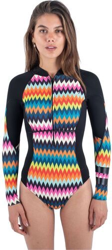 HURLEY-Hurley Femmes Advant 2mm Front Zip Printemps Combinaison Néoprène-0