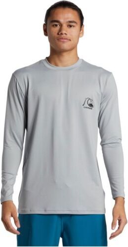 QUIKSILVER-Quiksilver Hommes DNA Bubble Logo Long Sleeve Surf Tee-0