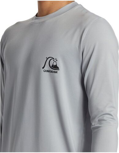 QUIKSILVER-Quiksilver Hommes DNA Bubble Logo Long Sleeve Surf Tee-3