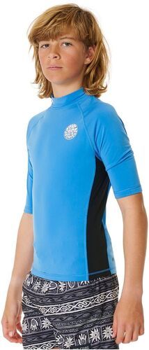 RIP CURL-Rip Curl Enfants Icons UV Brushed Short Sleeve Rash Guard-0