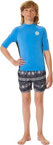 RIP CURL-Rip Curl Enfants Icons UV Brushed Short Sleeve Rash Guard-3