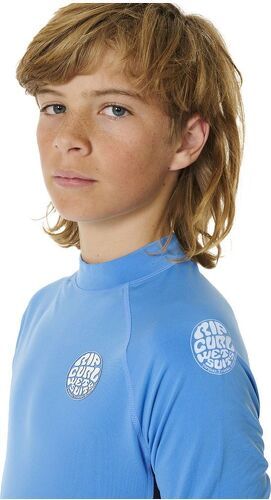 RIP CURL-Rip Curl Junior Icons UV Brushed Long Sleeve Rash Vest - B-4