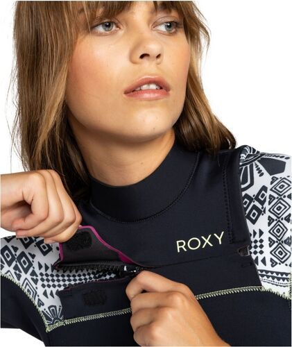 ROXY-Roxy Swell Series 4/3Mm Chest Zip Combinaison Néoprène Erj-3