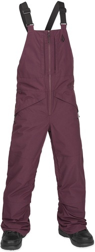 VOLCOM-Pantalon De Ski/snow Volcom Barkley Ins Bib Overall Burgundy Garçon-0