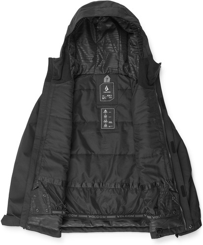 VOLCOM-Veste De Ski/snow Volcom Stone.91 Ins Black Garçon-2