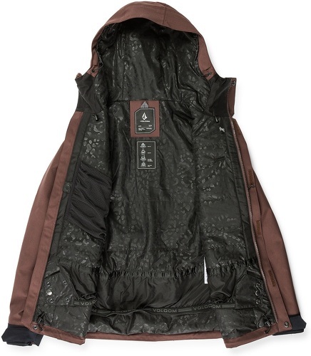 VOLCOM-Veste De Ski/snow Volcom Stoney Shadow Ins Mahogany Femme-2