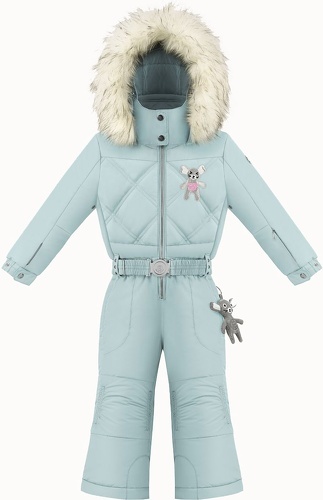 POIVRE BLANC-Combinaison De Ski Poivre Overall 1030 Aloe Blue-0