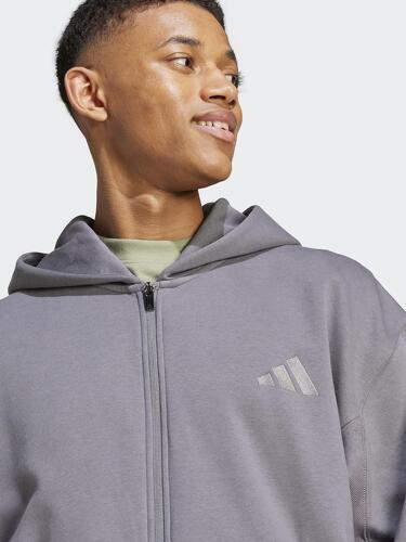 adidas Sportswear-M A SZN FL FZ GREY FOUR-3