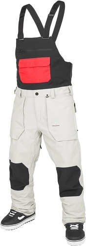 VOLCOM-Pantalon De Ski/snow Volcom Roan Bib Overall Stone Homme-0