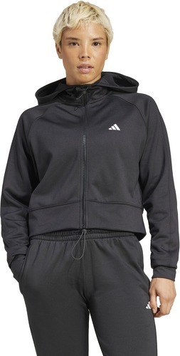 adidas-Veste de survêtement à capuche zippée femme adidas Aeroready-2