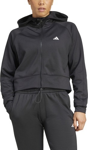 adidas-Veste de survêtement à capuche zippée femme adidas Aeroready-3