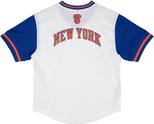 Mitchell & Ness-Maillot col V en maille New York Knicks Fashion-1