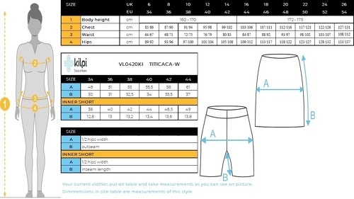 Kilpi-Jupe de course à pied pour femme Kilpi TITICACA-3