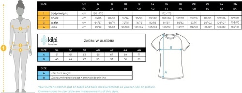 Kilpi-T-shirt en laine merinos pour femme ZARJA-3