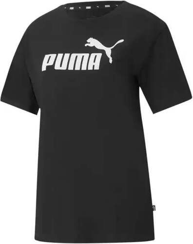 PUMA-ESS Logo Boyfriend Tee-4