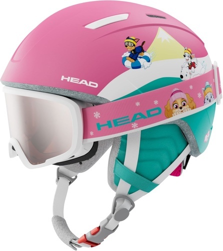 HEAD-Casque + Masque De Ski / Snow Head Maja Set Paw Fille-0