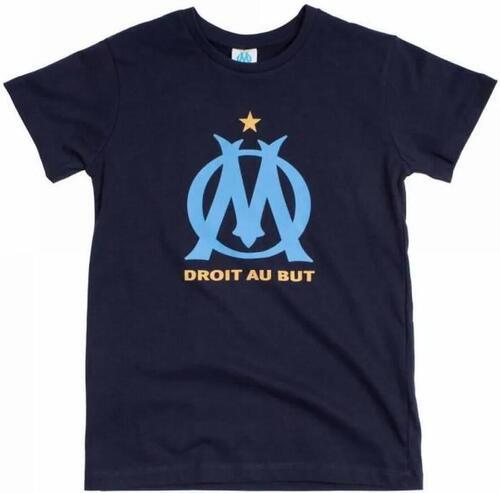 OM-T-shirt Marine Garçon Olympique de Marseille-0