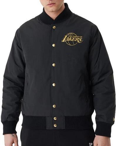 NEW ERA-Veste Bomber Noir Homme New Era Nba Lakers-0