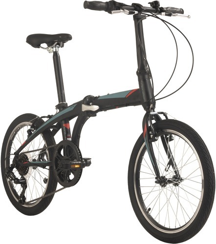 KS Cycling-Vélo pliant 20'' YACHTER noir 6 vitesses Neuzer-0