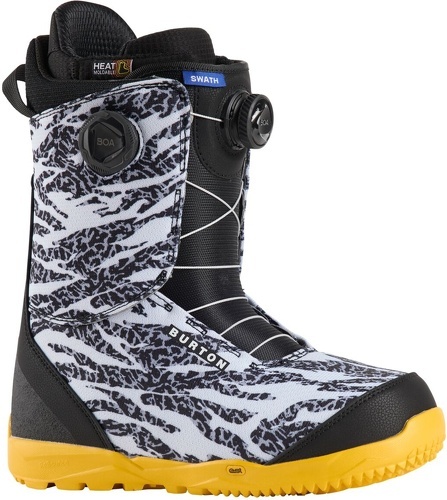 BURTON-Boots De Snowboard Burton Swath Boa Zebra Goldenrod Homme-0