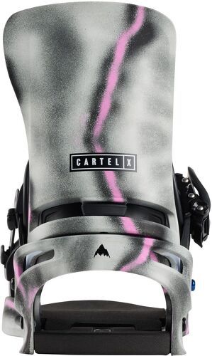 BURTON-Fixation De Snowboard Burton Cartel X Gray Pink Homme-2