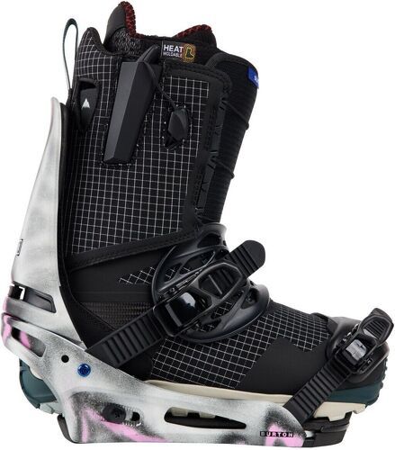 BURTON-Fixation De Snowboard Burton Cartel X Gray Pink Homme-4