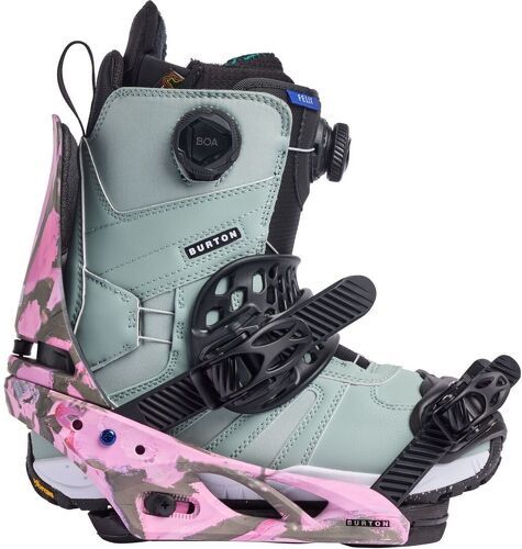 BURTON-Fixation De Snowboard Burton Lexa X Gray Pink Femme-4