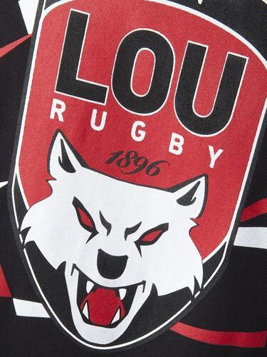 LOU RUGBY LYON-T-shirt Trace LOU Rugby Extérieur Officiel Lyon Homme Noir-2