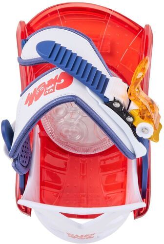 BURTON-Fixation De Snowboard Burton Kids' Grom Red Multi Garçon-3