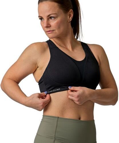 PureLime-Padded Sports Bra-0