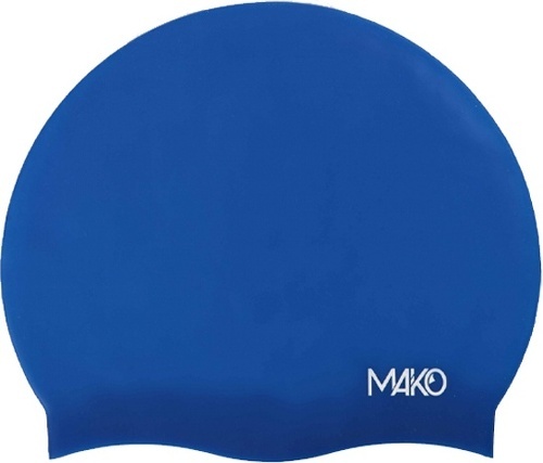 MAKO-Bonnet de bain signature bleu-0