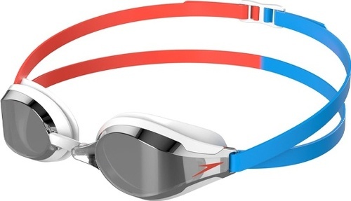 Speedo-Lunettes de natation fastskin speedsocket 2 miroir bleues/rouges-0