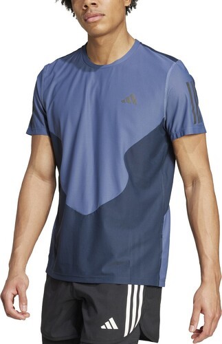 adidas Performance-T-shirt Own the Run Colorblock AEROREADY-0