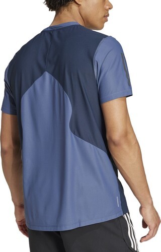 adidas Performance-T-shirt Own the Run Colorblock AEROREADY-1