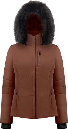 POIVRE BLANC-Veste De Ski / Snow Poivre Blanc Stretch Ski 0802 Choco Brown Femme-0