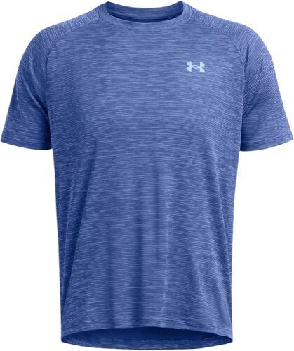 UNDER ARMOUR-T-shirt Tech Textured Tech Blue/Horizon Blue-0